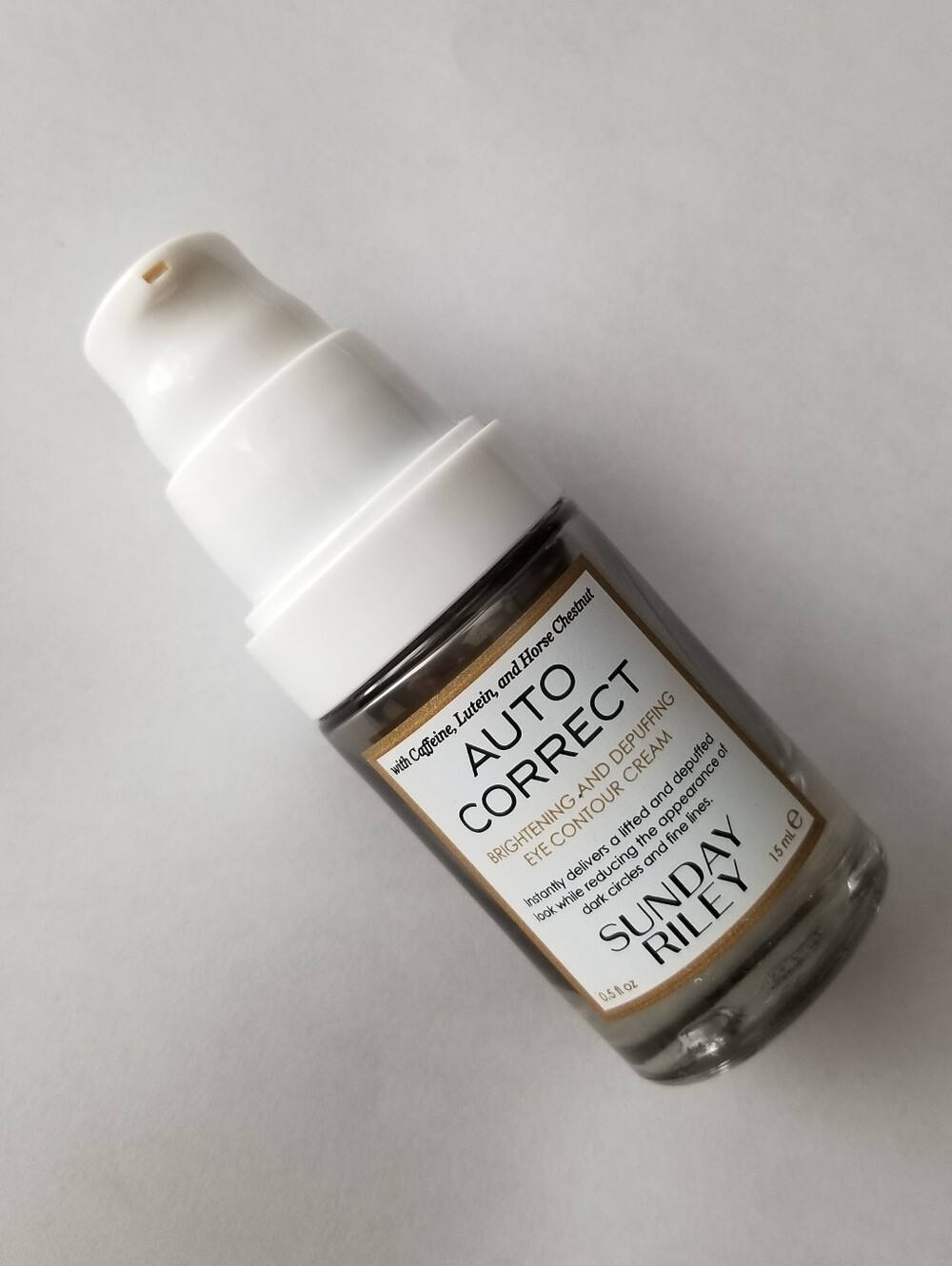 ❗Sunday Riley Auto Correct Brightening and Depuffing Eye Contour Cream❗